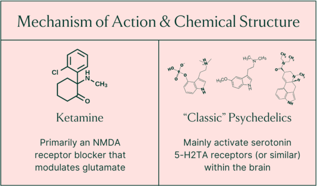 psilocybin vs ketamine