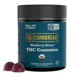 Blueberry Breeze THC Gummies, 10mg